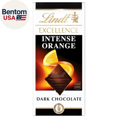 EXCELLENCE Barra de Caramelo de Chocolate Oscuro Naranja Intenso, Chocolate Oscuro con Naranja a Foto 1 de 4