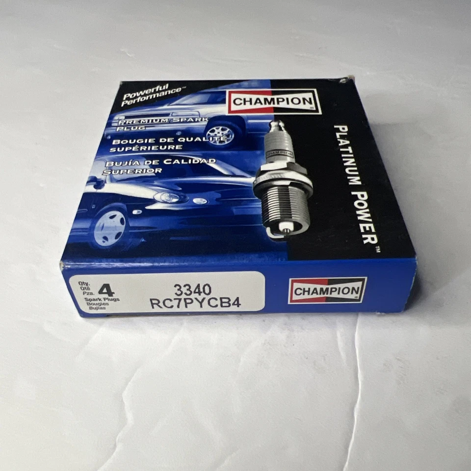 (QTY 4) Champion Platinum Spark Plug 3340 RC7PYCB4 for 2009 Honda S2000 - Image 1 of 1
