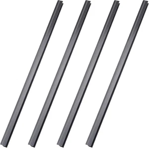 4 Piezas Rieles de Archivo Colgantes PVC Negro Rieles de Archivo Sistema Colgante Mantener Tu Fol - Imagen 1 de 7