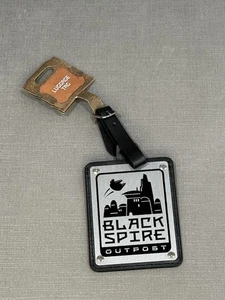 NUOVA etichetta bagaglio Disneyland Parks Star Wars Galaxy’s Edge guglia nera avamposto - Foto 1 di 2