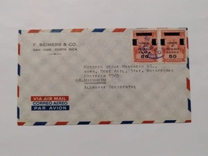 Costa Rica toller Luftpost Brief  - Bild 1 von 2