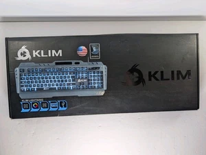 KLIM Lightning USB Wired Gaming Keyboard - Picture 1 of 14