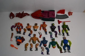 Vintage He-Man Toys Parts or Repair MOTU Skeletor Vehicle Merman Damaged 1980's - Bild 1 von 21