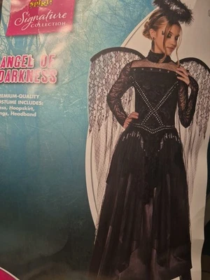 Signature Collection Angel Of Darkness Girls Spirit Halloween Costume 4-6  NOB  - Image 1 of 4