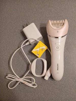 Plucker elétrico feminino para pernas marca philips rosa e branco - Imagem 1 de 2