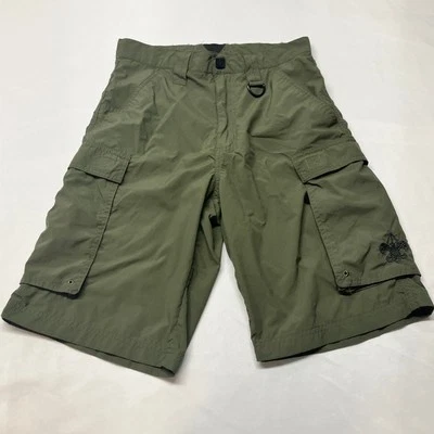 Boy Scouts Of America Shorts Mens XS Green Cargo Centennial Uniform Nylon 10" - Image 1 of 4