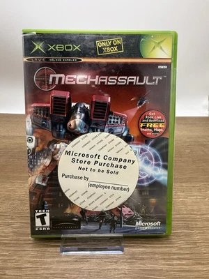 MechAssault ( Xbox, 2002) - Microsoft Store Employee Purchase -  Sealed - Image 1 of 4