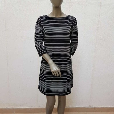 Maritimes Kleid von Max Studio, S, schwarz, weiß gestreift - Bild 1 von 4