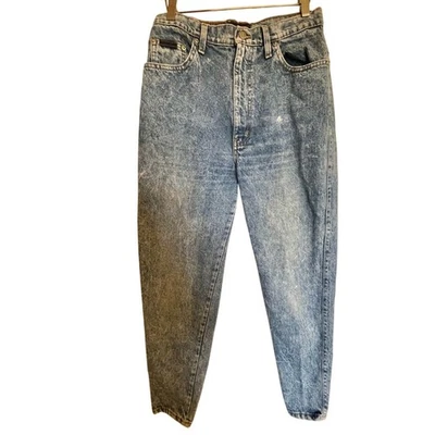 Pantalones de mezclilla Sasson Modern Basics vintage años 90 cintura alta mamá lavados con ácido talla 12 Foto 1 de 4