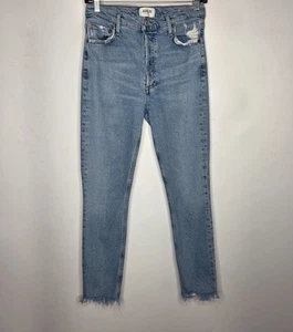 AGOLDE Women's Size 27 Nico Button Fly Distressed Jeans A093D-3002 - Picture 1 of 9
