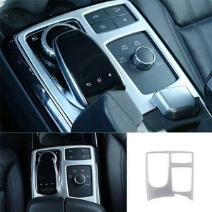 ABS Silver Gear Shift Panel Trim Central Console For Benz GLS GLE 2016-2019 - Picture 1 of 7