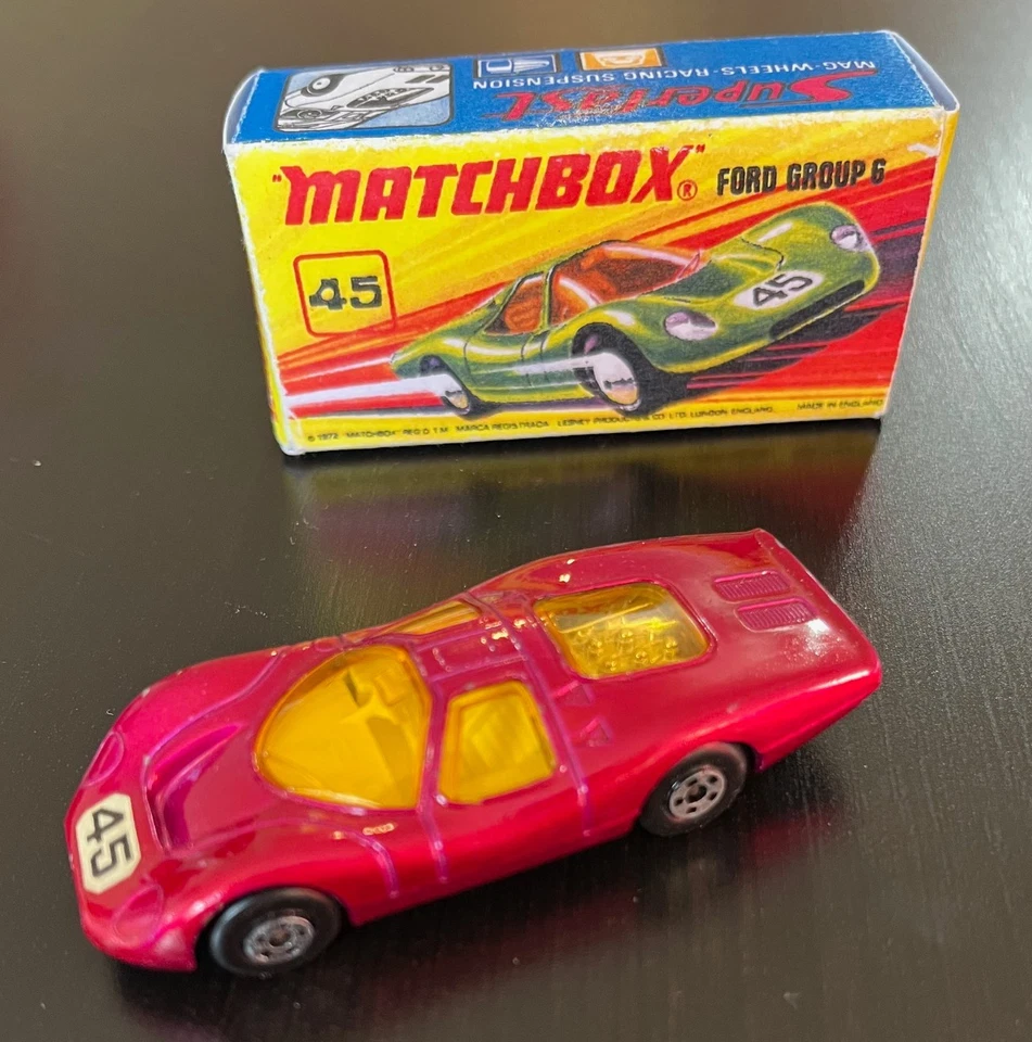 Matchbox Nr 45 Ford Group 6 from 1969, new in repro box - Image 1 of 1