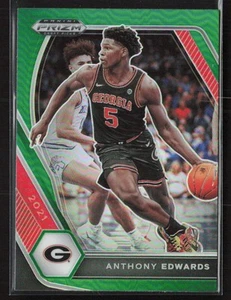 Anthony Edwards 2021 Panini Prizm Draft Picks #65 Green UGA Bulldogs - Picture 1 of 2
