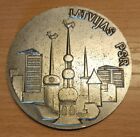 Latvian Ssr Riga Medal Old Commemorative Badge Russia 110 G 80 Mm
