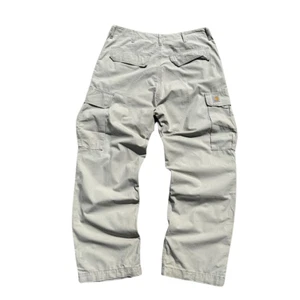 Pantalones de trabajo vintage Carhartt Cargo beige talla 36 ropa de calle patinador - Imagen 1 de 7