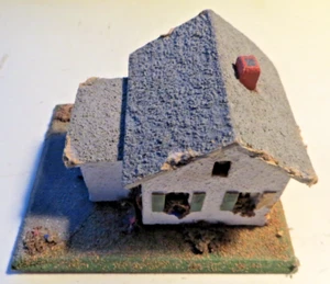 Vau-pe 101 Fertigmodell Rauputz Haus Pappe Holz Papier 50er Jahre - Bild 1 von 3