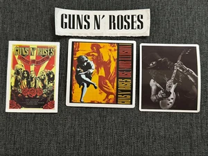 Lot (5) GUNS N' ROSES Slash 5/8" to 3 1/8" Band Logo STICKERS Fast! FREE SHIP! - Picture 1 of 1