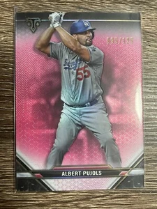 ALBERT PUJOLS 2021 Topps Triple Threads Tourmaline #095/125 - Picture 1 of 1