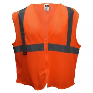 Chaleco de seguridad de alta visibilidad Radians Radwear clase 3 nivel 2 naranja talla 5XL - Imagen 1 de 5