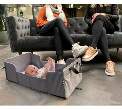 Dooky Traveller Baby Travel Cot Pop-Up Crib Lightweight Padded Vegan Foldable   - Image 1 of 4