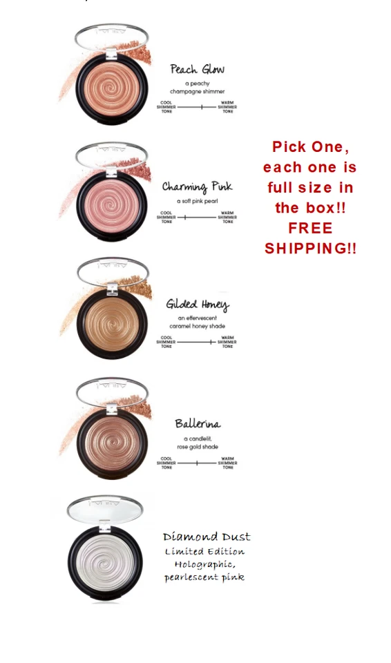 NIB Laura Geller Illuminator-Peach, Pink, Honey, Ballerina, or Diamond Pick! - Image 1 of 1