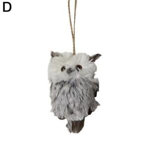 Owl Pendant Cute Dolls Decor Christmas Tree Gardening Ornament Decors