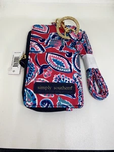 Impresión Simply Southern Lanyard Paisley con ranuras para tarjetas y soporte de identificación totalmente nueva. - Imagen 1 de 2