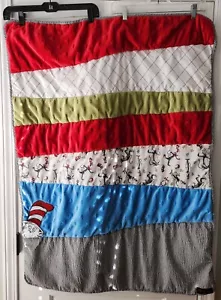 Trend Lab Dr. Seuss THE CAT in the HAT Crib Comforter Baby Blanket - EUC - Picture 1 of 5