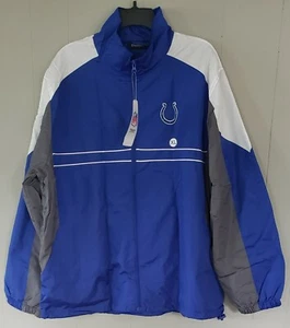 Chaqueta cortavientos ilustrada deportiva XL de Indianapolis Colts para hombre ropa NFL  - Imagen 1 de 9