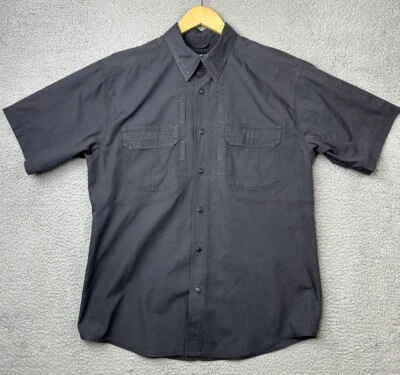 5.11 Tactical Shirt Mens Large Black Short Sleeve Conceal Carry NEW - Image 1 of 4