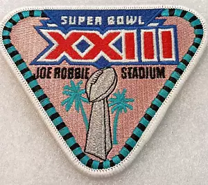 49ers Super Bowl XXIII Football Collectors Jacket Patch New NOS 1990s - Bild 1 von 3