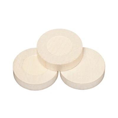 HALMAKEGEL.COM Spielsteine - rund - Holz - natur - 28 x 7 mm