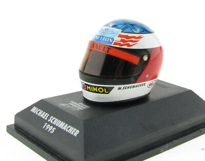 MINICHAMPS Formel 1 Helm 1995 Michael Schumacher 1:8 Formel Model Bell Helmet - Bild 1 von 4