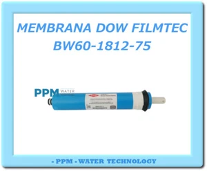 MEMBRANA OSMOSI INVERSA BW60 1812 75 DOW FILMTEC BASSA PRESSIONE ( ex tw30 1812) - Imagen 1 de 5