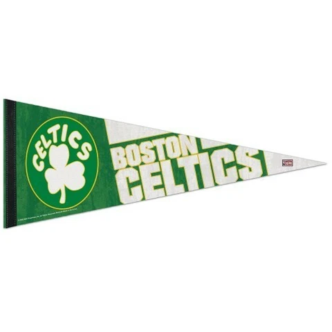BOSTON CELTICS HARDWOOD CLASSIC PREMIUM QUALITY PENNANT 12"X30" BANNER Cover
