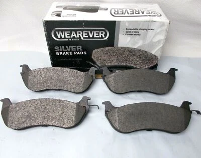 Juego de pastillas de freno de disco Wearever plateadas orgánicas pastillas de freno de disco xref: Wagner PD674 Foto 1 de 4