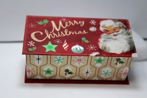 Caja de música Pooch & Sweetheart FELIZ NAVIDAD Santa Keepsake 4 oz jabón de almendras NUEVO - Imagen 1 de 7