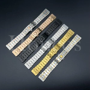 Pulsera de acero inoxidable 20 22 mm estilo roble real liberación rápida se adapta a Seiko - Imagen 1 de 31