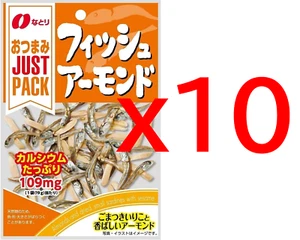 Natori Fish & Almond – Crunchy, Calcium-Packed Snack | Snacking & Pairing 10bags - Picture 1 of 3