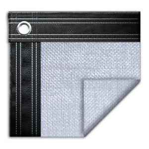 18' x 36' Rectangle In-Ground Swimming Pool Mesh Winter Cover 15 Year - Silver - Picture 1 of 1