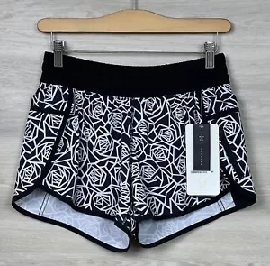 Lululemon Tracker Short III Medium Rise 4” Size 8 🦄 CDSW/BLK 64267 - Picture 1 of 7