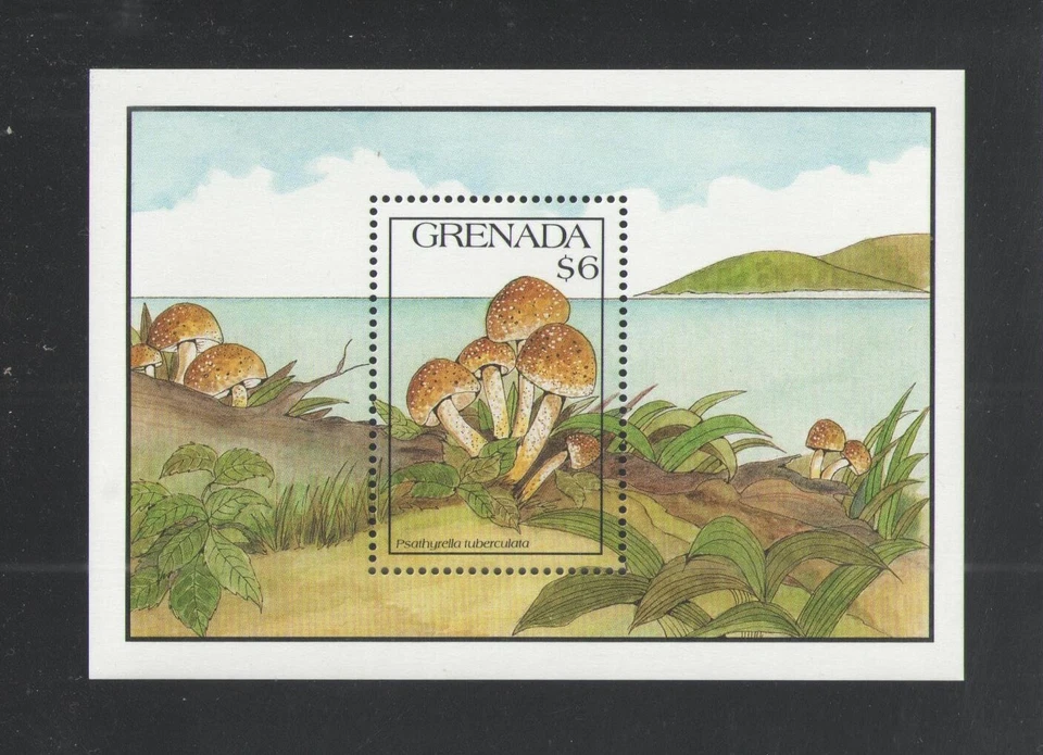 1991 GRENADA Scott # 1998 { MUSHROOMS } SOUVENIR SHEET MNH - Image 1 of 1