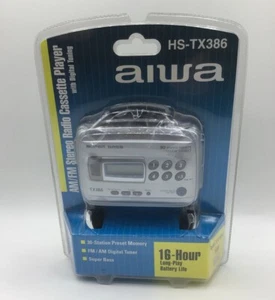 Lecteur cassette portable Aiwa - Argent (HS-TX386) - Photo 1/3