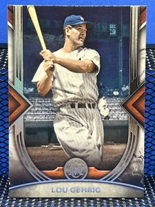 2022 Topps Museum Collection LOU GEHRIG New York Yankees Base 84 - Picture 1 of 2