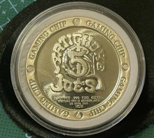 Artichoke Joe's 1 oz. .999 Fine Silver "Year of the Dog" Round Token in plastic - Picture 1 of 8