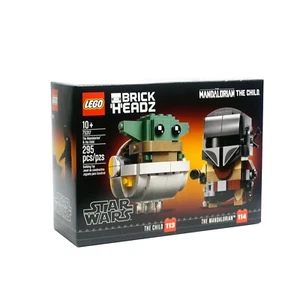 Lego Brickheadz The Mandalorian & The Child 75317 Star Wars Disney+ Building Kit - Picture 1 of 6