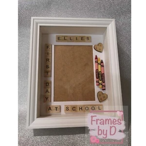 Personalised Photo Frames. First day of school. First day of Nursery. Best Gifts - Picture 1 of 2