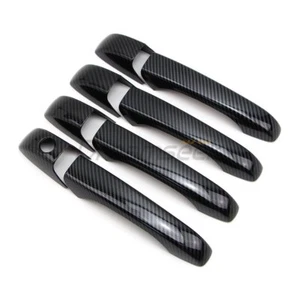 Copertura maniglie porte esterne per Chrysler 200 300 Sebring 07-10 stile fibra di carbonio - Foto 1 di 5