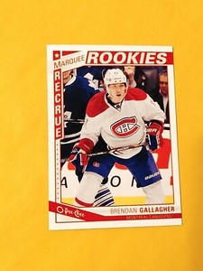 2013-14 O-PEE-CHEE Marquee Rookie #520 Brendan Gallagher RC Montreal Canadiens 