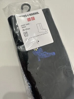 Kaws + Warhol Uni Qlo Socks Uk Size 7-9 - Image 1 of 4